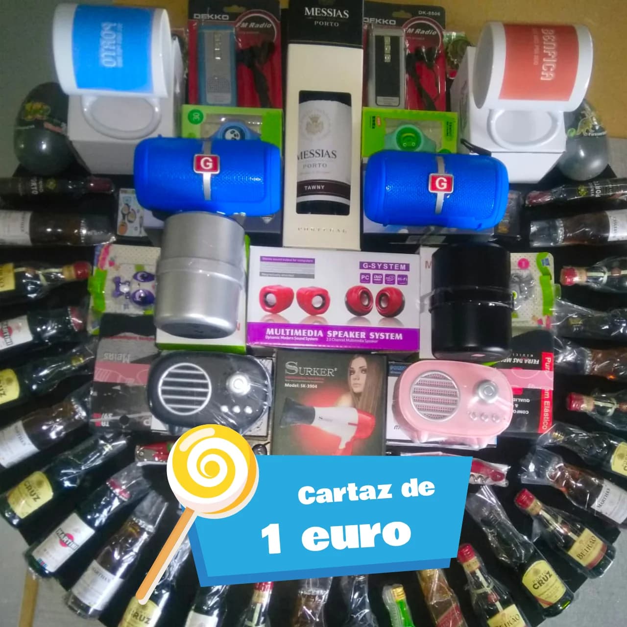 Cartaz de Brindes — Modelo 3