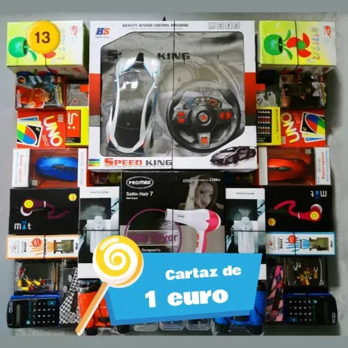 Cartaz de Brindes 1 euro para máquina de vending