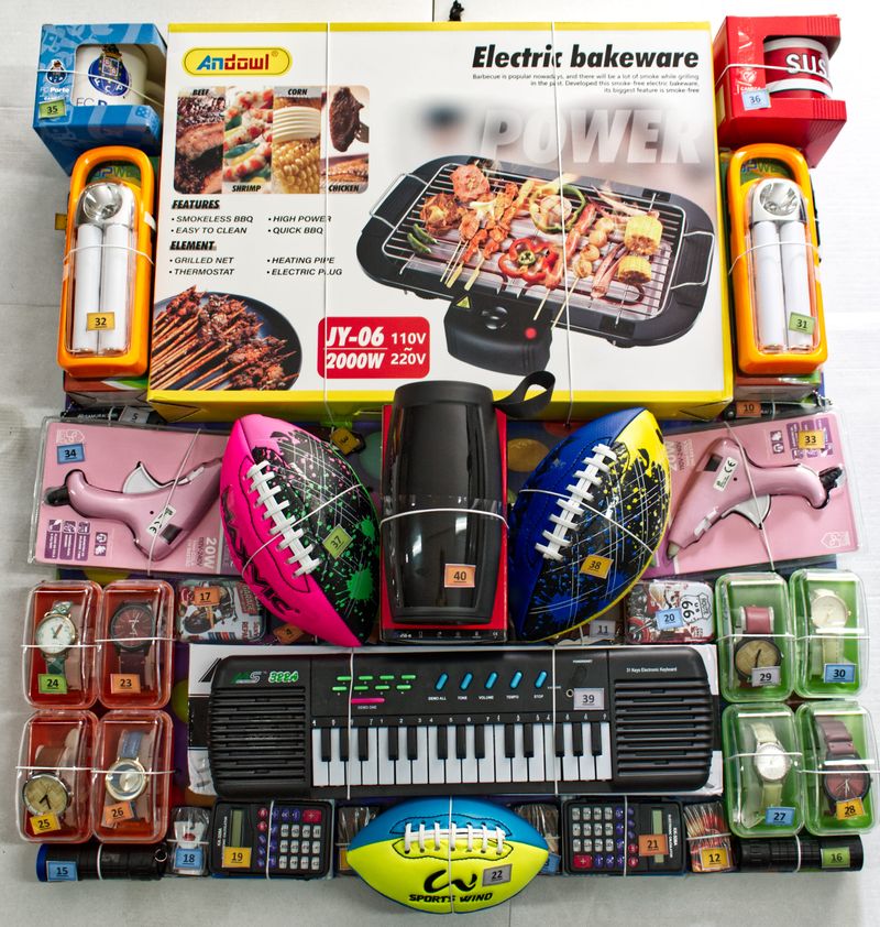 Cartaz de Brindes com Grelhador para máquina de vending